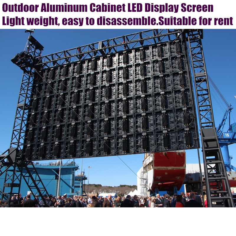 Fast Delivery High Brightness 512x512mm LED Cabinet P4 Outdoor 512x512mm LED Display Panels